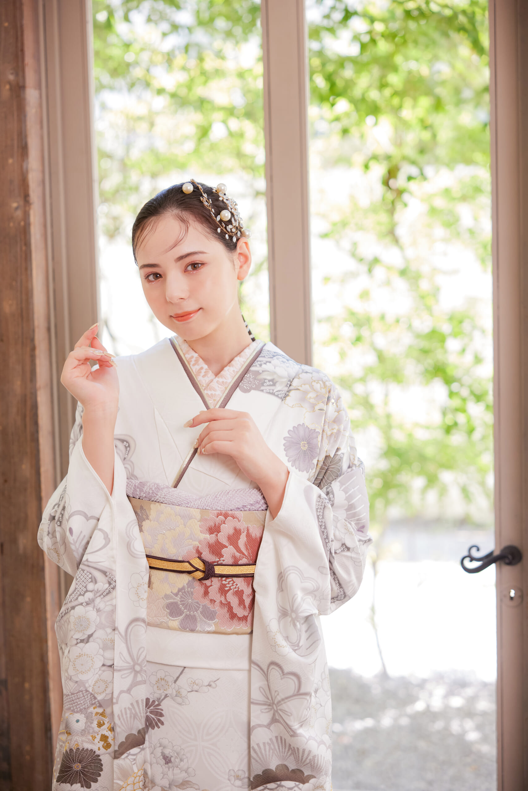 Balloon Sleeve Blouse - Square Neck - Image 2