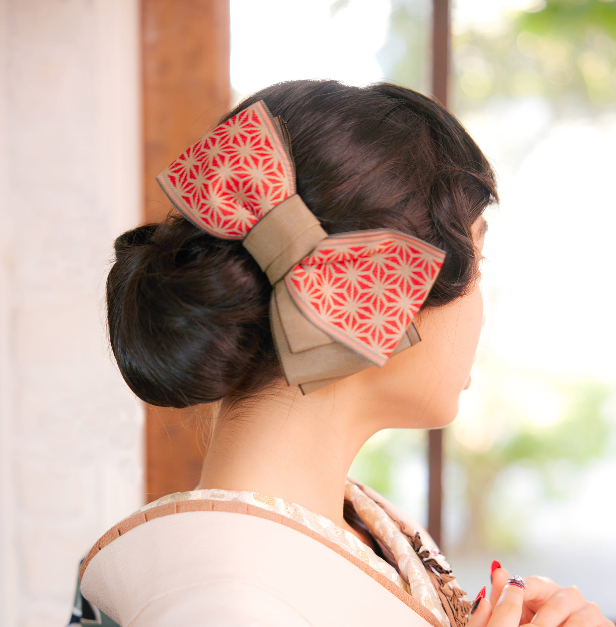 綿長袖クロップTシャツ - Image 2